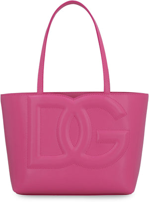 Tote bag Logo in pelle-1